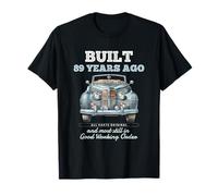 Built 89 Years Ago Vintage Car 89 Year Old 89th Birthday Men T-Shirt