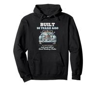 Built 98 Years Ago Vintage Car 98 Year Old 98th Birthday Men Pullover Hoodie