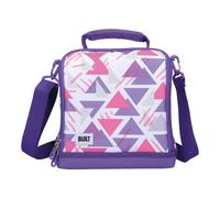 Built Insulated Lunch Bag with The Active Design, Polyester/PEVA, Purple/White, 18.5 x 24 x 26 cm