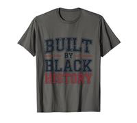Built By Black History, Afro American African Heritage T-Shirt