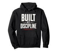 Built By Discipline - Forged Daily Motivational Streetwear Pullover Hoodie