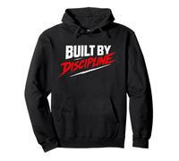 Built By Discipline Motivational Streetwear - Strong Mindset Pullover Hoodie