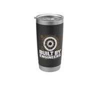 Built By Engineers Engineering Blueprint Stainless Steel Insulated Tumbler