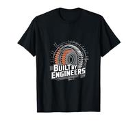 Built By Engineers Gear Design T-Shirt