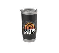 Built By Engineers Gear Mechanic Stainless Steel Insulated Tumbler