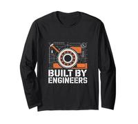 Built By Engineers Mechanical Design Long Sleeve T-Shirt