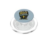 Built By Grace Guided By Purpose Christian Faith Design PopSockets PopGrip for MagSafe