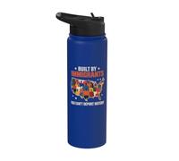 Built By Immigrants You Can't Deport History Stainless Steel Insulated Water Bottle
