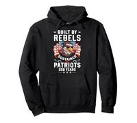 Built By Rebels Sustained By Patriots 250 Years USA Pullover Hoodie