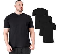 BUILT DIFFERENT All Black T-Shirts 3-Pack - Big & Tall Men | Size L