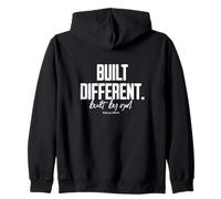 Built Different Built By God Psalm 139:14 Zip Hoodie