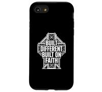 Built Different Built on Faith Christian Man Prayer Case for iPhone SE (2020) / 7/8