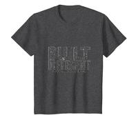 Built Different: I Got That Dog in Me T-Shirt, Kids, Dark Heather Grey, 6 Years