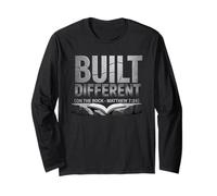 Built Different On The Rock Matthew 724 Inspirational Design Long Sleeve T-Shirt