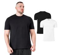 BUILT DIFFERENT T-Shirts 2-Pack Black White - Big & Tall Men, Size 4XL