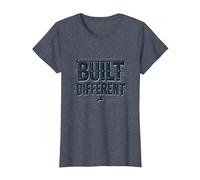 Built Different: Unique Blueprint for Success T-Shirt, Women, Heather Blue, 3XL