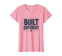 Built Different: Unique Blueprint for Success T-Shirt, Women, Pink, XXL