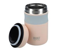 Built Double Wall Vacuum Insulated Food Flask Hot Cold Stainless Steel 490ml