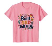 Built for 3rd Grade: School Essentials Adventure T-Shirt, Kids, Pink, 3 Years