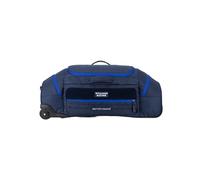 Built For Athletes Williams Racing F1 Team Wheeled Luggage Suitcase, 90L Capacity, Navy Blue with Blue Trim