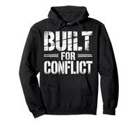 Built For Conflict Sarcastic Attitude Tension - Pullover Hoodie