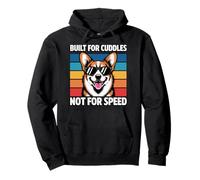 Built For Cuddles Corgi Owner Dog Trainer Cute Corgi Pullover Hoodie