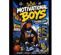BUILT FOR GREATNESS Motivational Coloring & Activity Book for Boys