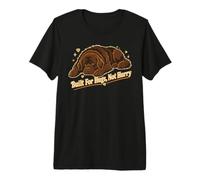 Built for Hugs Not Hurry Newfoundland Dog Premium T-Shirt