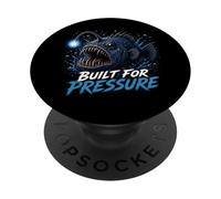 Built For Pressure Angler Fish Deep Sea Graphic PopSockets Adhesive PopGrip