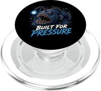Built For Pressure Angler Fish Deep Sea Graphic PopSockets PopGrip for MagSafe