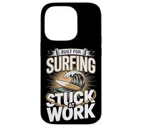 Built For Surfing Stuck At Work Surf Office Case for iPhone 14 Pro