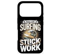 Built For Surfing Stuck At Work Surf Office Case for iPhone 17 Pro