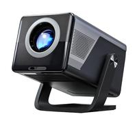 [Built-in Apps & 2026 Upgraded] WEMI Mini Portable Projector Mini Projecteur Portatif with WiFi 6 and Bluetooth 5.4 for Bedroom Smart Movie for iPhone Cell Phone Android OptiBarrel 500