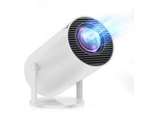 [Built-in Apps & Android 11.0] Mini Projector Portable 20000 Lux Projector 4K Supported 180° Rotation & Auto Keystone, Outdoor Compatible with TV Stick/Windows/iOS/Android/HDMI/USB (1080P)