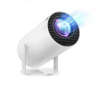 [Built-in Apps & Android 11.0] Mini Projector Portable 20000 Lux Projector 4K Supported 180° Rotation & Auto Keystone, Outdoor Compatible with TV Stick/Windows/iOS/Android/HDMI/USB (1080P)