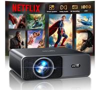 【Built-in APPs & DoIby Audio】Projector 4K, 1000ANSI Portable Smart Projectors Compatible with Netflix, Auto Focus/Keystone, TOPTRO FHD 1080P Bluetooth WiFi Bedroom Projector for Home Cinema, HDMI ARC