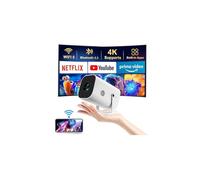 【Built-in APPS & Electric Focusing & Auto Keystone】Mini Projector With Wifi And Bluetooth, 1080P Portable Projector, Movie Projector for Bedroom, Supports Smartphones/TV Stick/iPad/PS5/Laptop/HDMI/USB