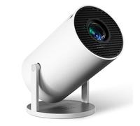 [Built-in-Apps] Mini Projector 4K 1080P Support, Upgrade Bluetooth 5.4, 5G WiFi6 & Auto Keystone, Portable Movie for Bedroom Compatible with HDMI, USB, AV, Smartphone/Laptop/PC/TV