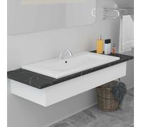 Vidaxl Built-In Basin 91X39.5X18.5 Cm Ceramic White