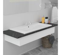 Vidaxl Built-In Basin 91X39.5X18.5 Cm Ceramic White