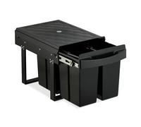 Built-In Bin Waste Cupboard Under Sink Pull-Out Dustbin Rubbish Disposal Black