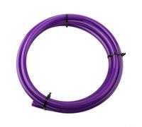 Built-in Copper Tube Bending Strip, PE Plastic Air Conditioning Pipe Bender Tool with Internal Spring for 3/4 and 7/8 Inch Tubes, 4M Length, Purple and Black Options(Purple)