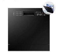 Built-in Dishwasher for Kitchen, 6 Programs with Touch Panel, Drying Energy-Saving Safety Child Lock, Stainless Steel Freestanding Dishwasher practical