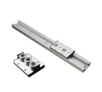 Built-in Dual-axis Linear Guide 32mm SGR10E Roller Slide 1 Set SGB10E Block And Length 300-1000mm(SGB10E-5UU(5 rounds),800mm)