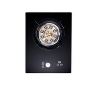 Built-in Dual-purpose Gas Stove,Table Top Cooker Single Burner Gas Hob,with Flame Failure Protection,Cast Iron Grille(LPG)