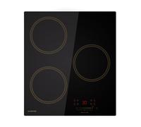 Built-In Induction Hob 3-Zone Cooker 6600W Touch Control Timer & Child Lock
