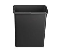 Built-in Kitchen Trash Can with Swing Lid and Eyelet Brushed Surface Ideal for Restaurant Office Hotel - Set of 3 Single Bin Space-Saving Solution
