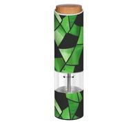 Built-in LED Light Electric Grain Mill Stained Glass Green