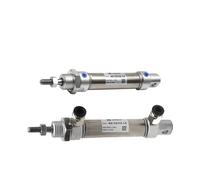 Built-in Magnet Pneumatic Stainless Air Cylinder 16MM Bore 10-100mm Stroke Double Action Mini Round Cylinders MA16x30S-CA-U-CM(MA16X25S,-CA Pivot Type)