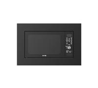 Built-in Microwave Oven 20L, 700W Digital Black Microwave with Preset Functions, Defrost Modes, Compact Size, Push Buttons, Rotary Dial & Integrated Design - SA01BIM207B13